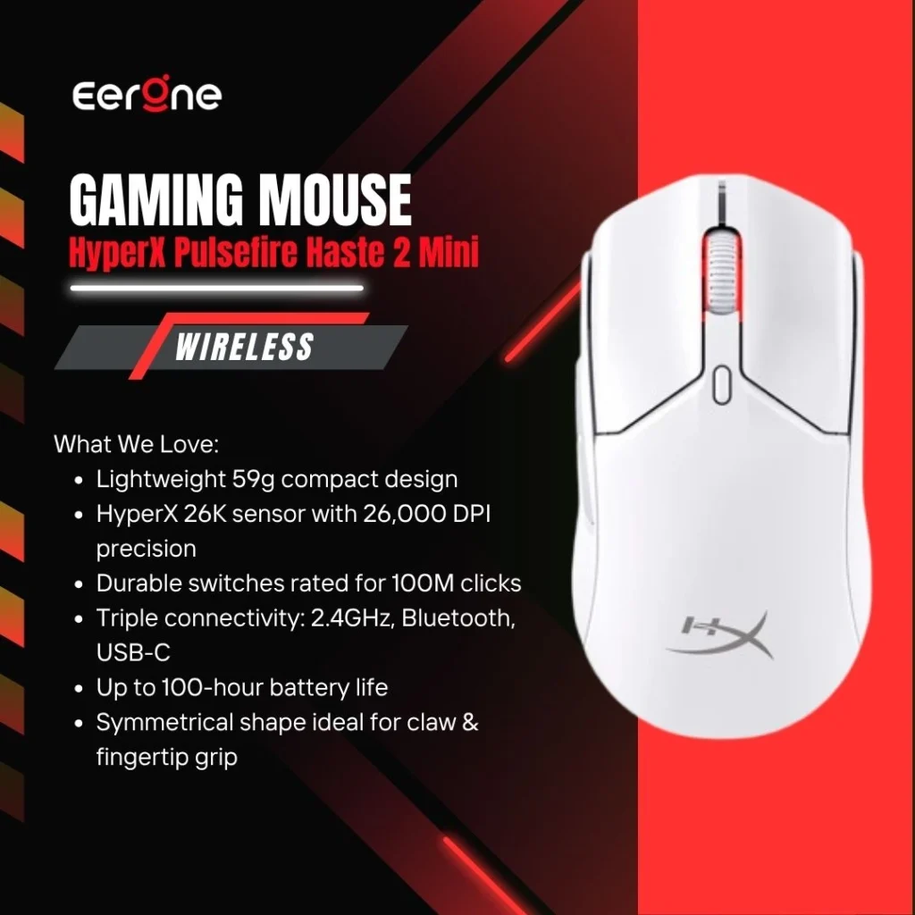 HyperX Pulsefire Haste 2 Mini Wireless Gaming Mouse