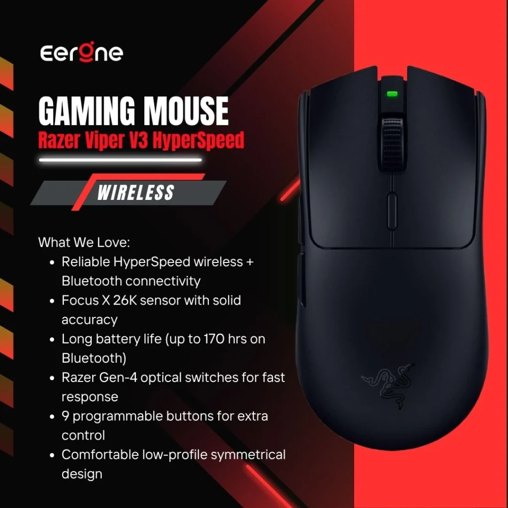 Razer Viper V3 HyperSpeed Wireless Esports Gaming Mouse