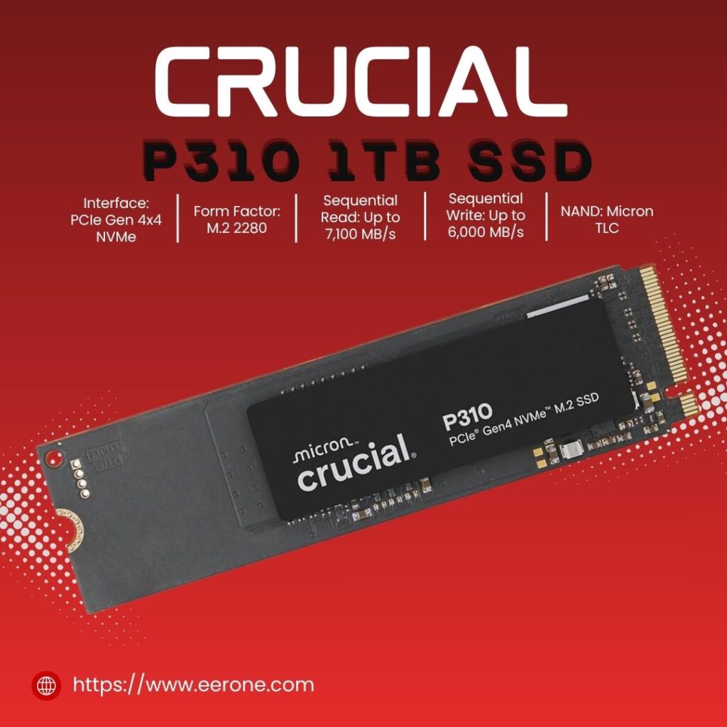 Crucial P310 PCIe Gen4 M.2 2280 best-ssd-for-gaming-load-times