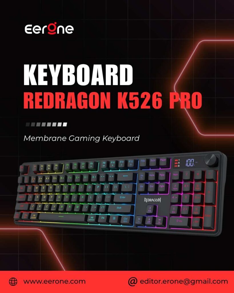 Redragon K526 PRO Mechanical Feel Membrane Keyboard