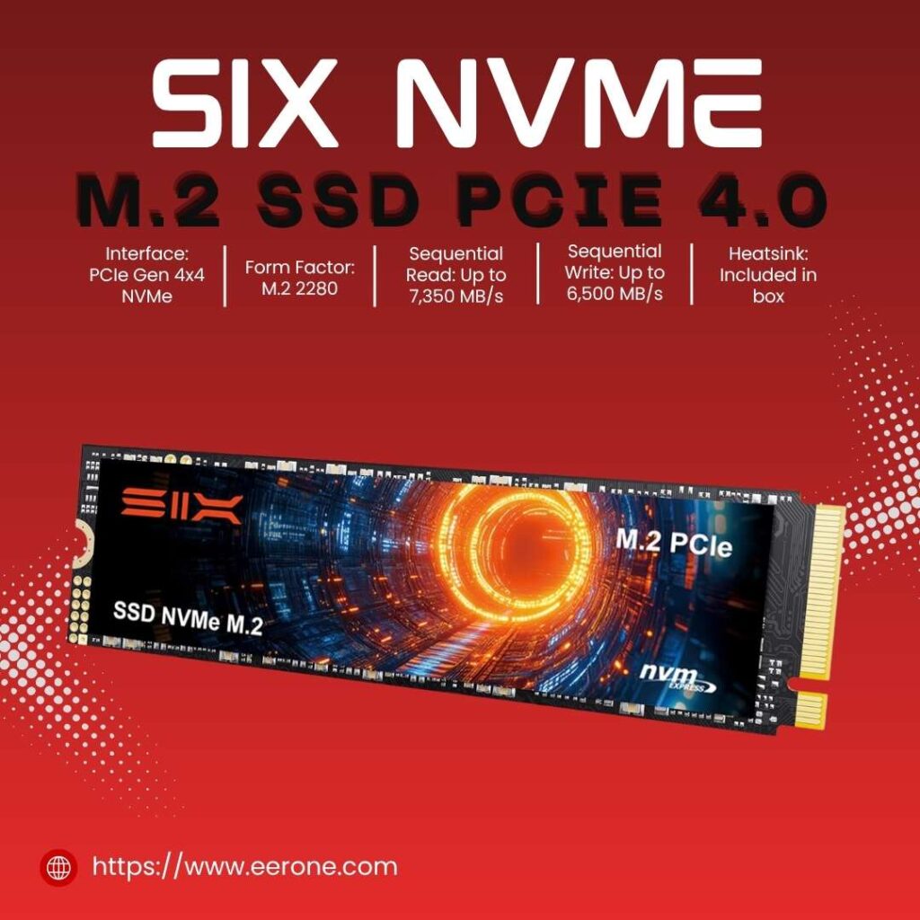 SIX NVMe M.2 SSD PCIe 4.0 best-ssd-for-gaming-load-times