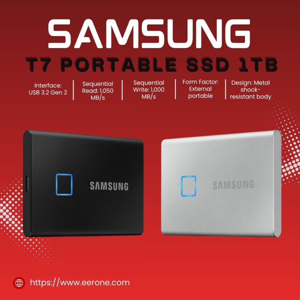 Samsung T7 Portable SSD 1TB best-ssd-for-gaming-load-times