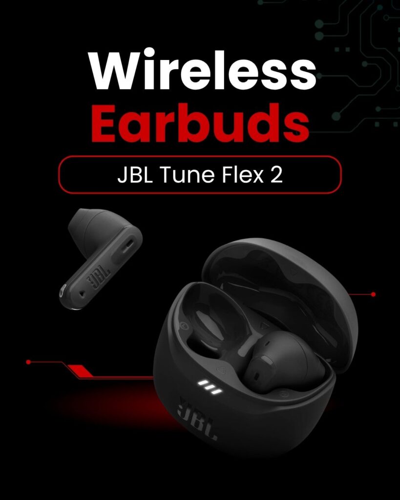 JBL Tune Flex 2 Best Upgraded JBL Open-Ear Wireless Earbuds