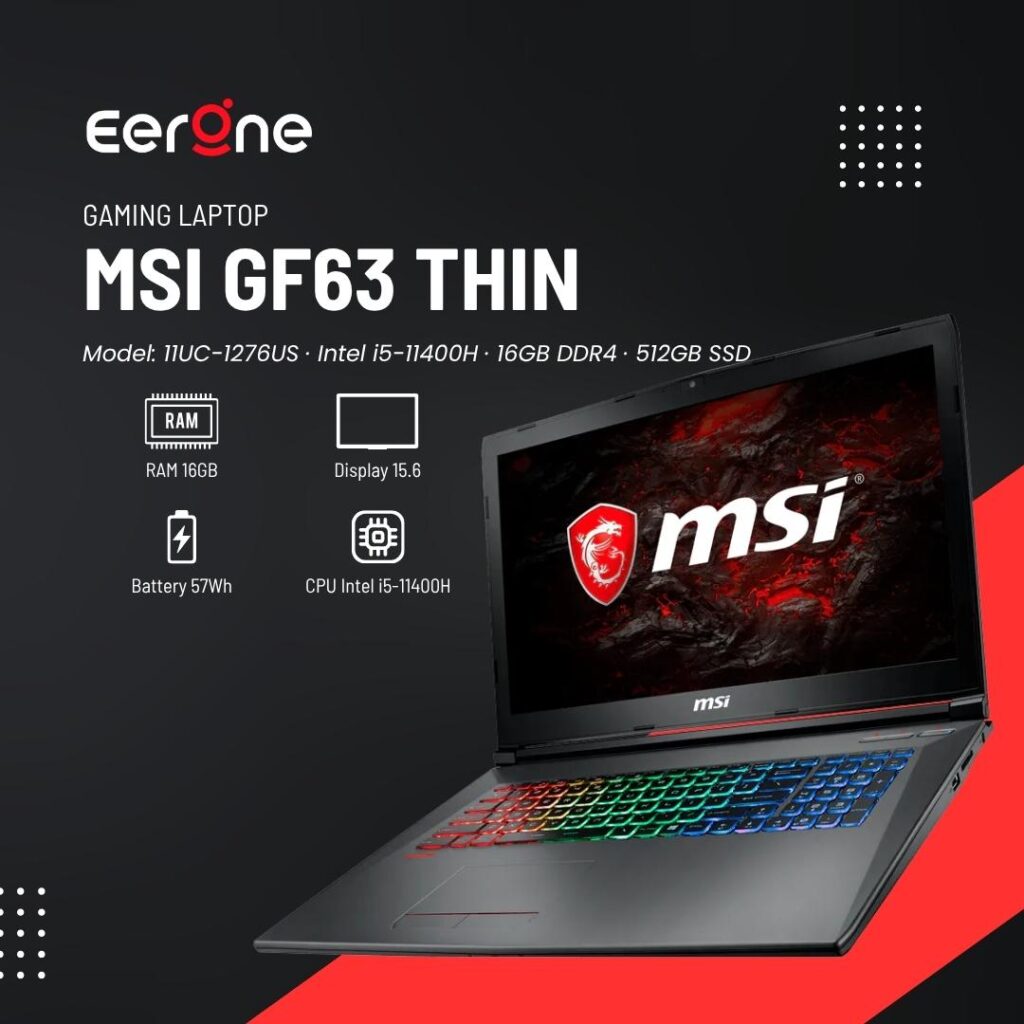 MSI GF63 Thin